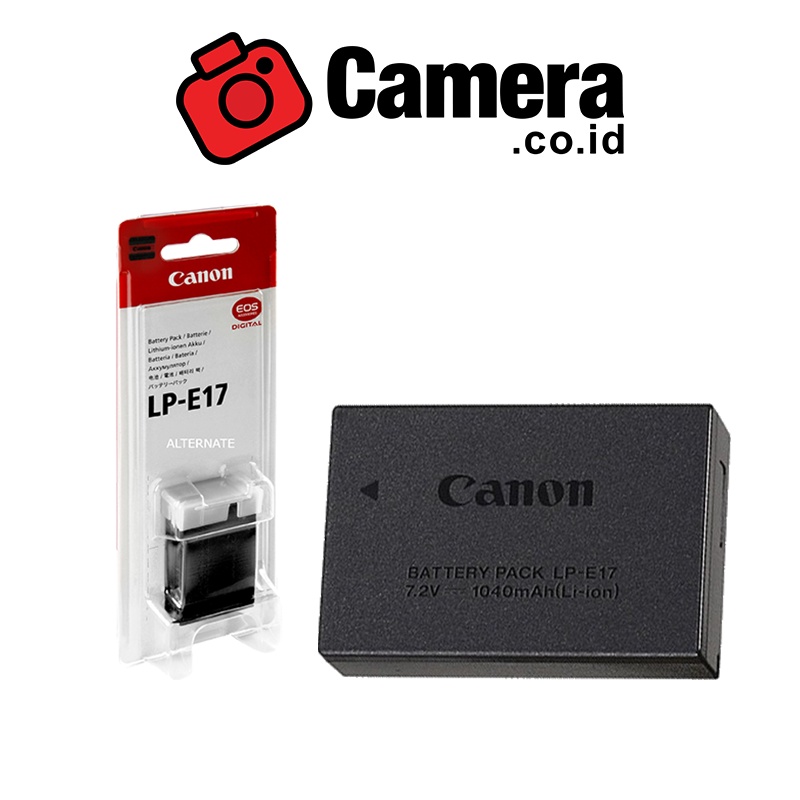 Baterai Canon LP-E17 - Baterai Cadangan Berkualitas Tinggi untuk Kamera EOS 750D, EOS 760D, dan EOS 