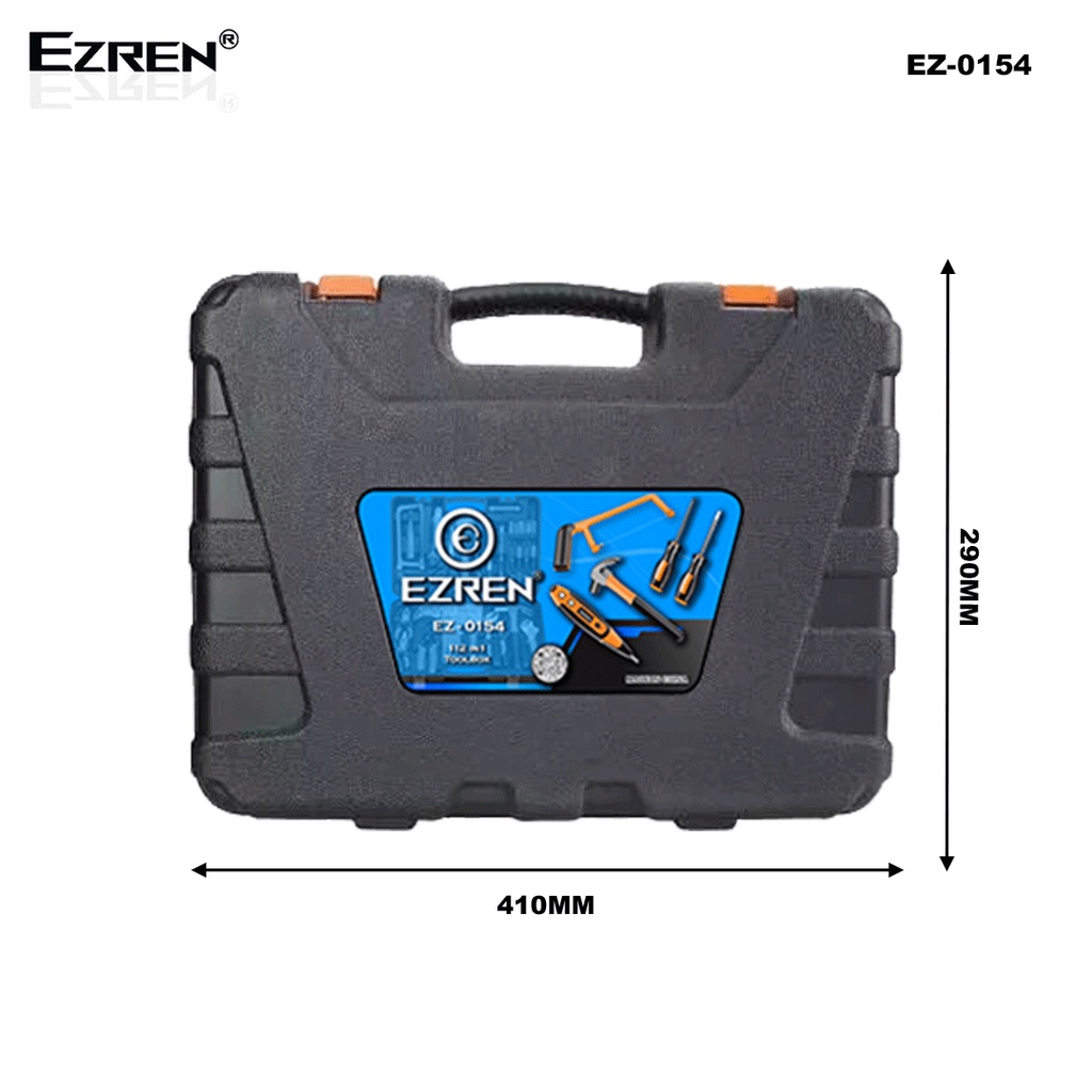 Ezren EZ-0154 Toolset Lengkap 112 in 1 Toolkit Toolbox Kit Home DIY