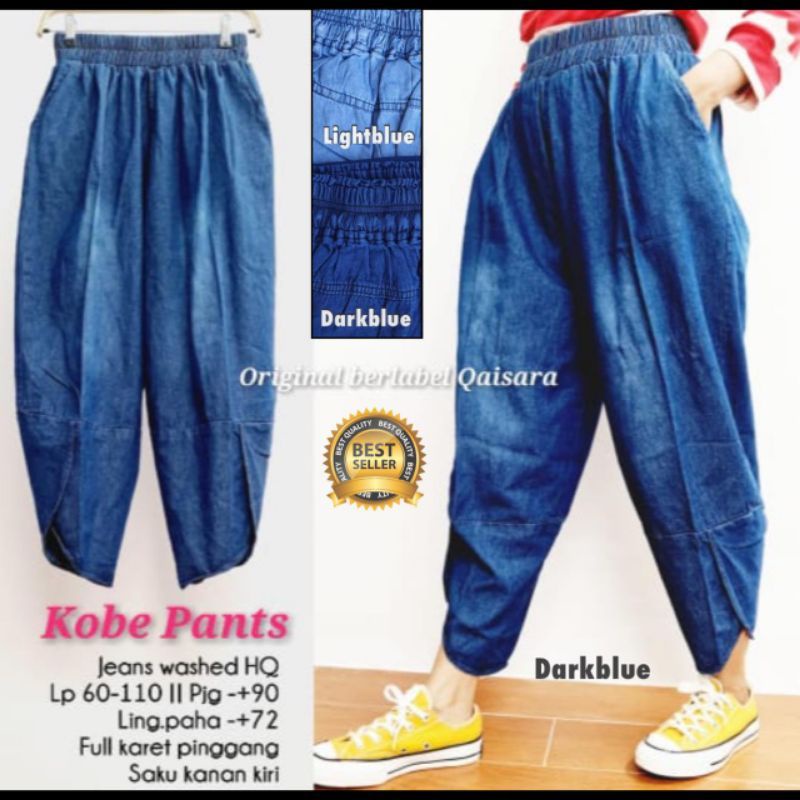 baggy jeans kiyoko celana panjang wanita