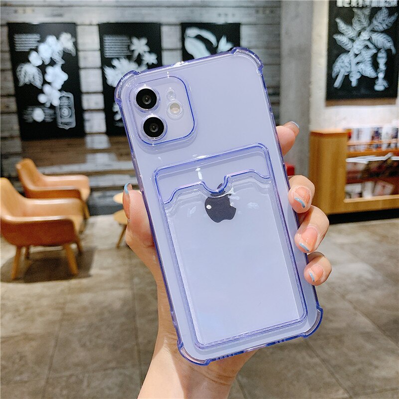 Color card case casing iphone 12 pro max 11 pro max Xs max XR 7/8/se2020 7plus/8plus all-inclusive anti-drop soft case iphone