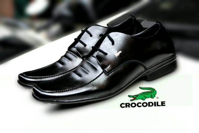 Cod Siap Kirim Sepatu Pria Crocodile Pantopel / Kerja Formal Kantoran Murah.,.11