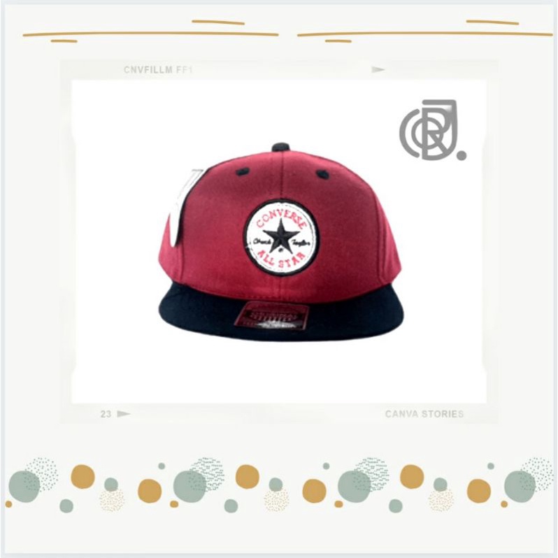 Topi Anak Model Snapback Hiphop Design Converse | LA | Marvel | Supreme-Converse