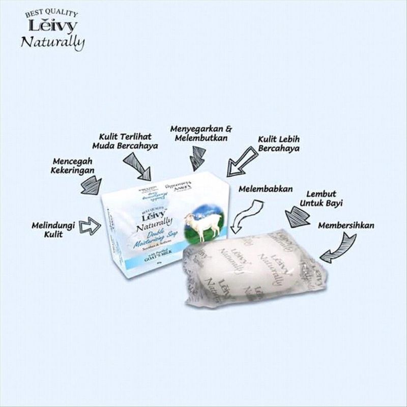 leivy bar soap goat's milk