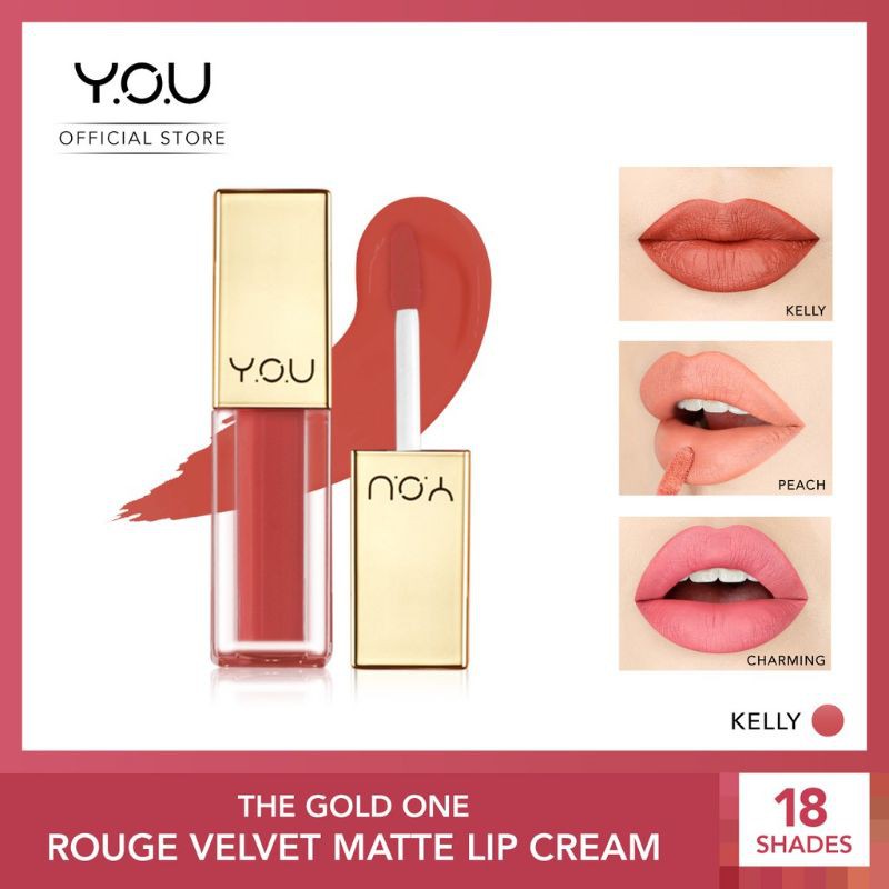 YOU The Gold One Rouge Velvet Matte Lip Cream