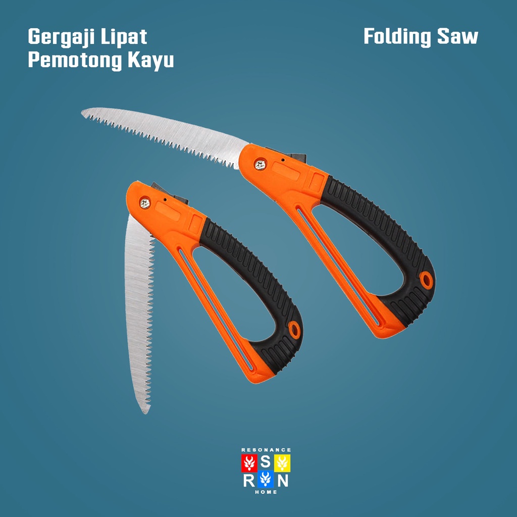 Gergaji Lipat Pemotong Dahan Kayu Pohon Tajam Folding Pruning Saw Resonance Home