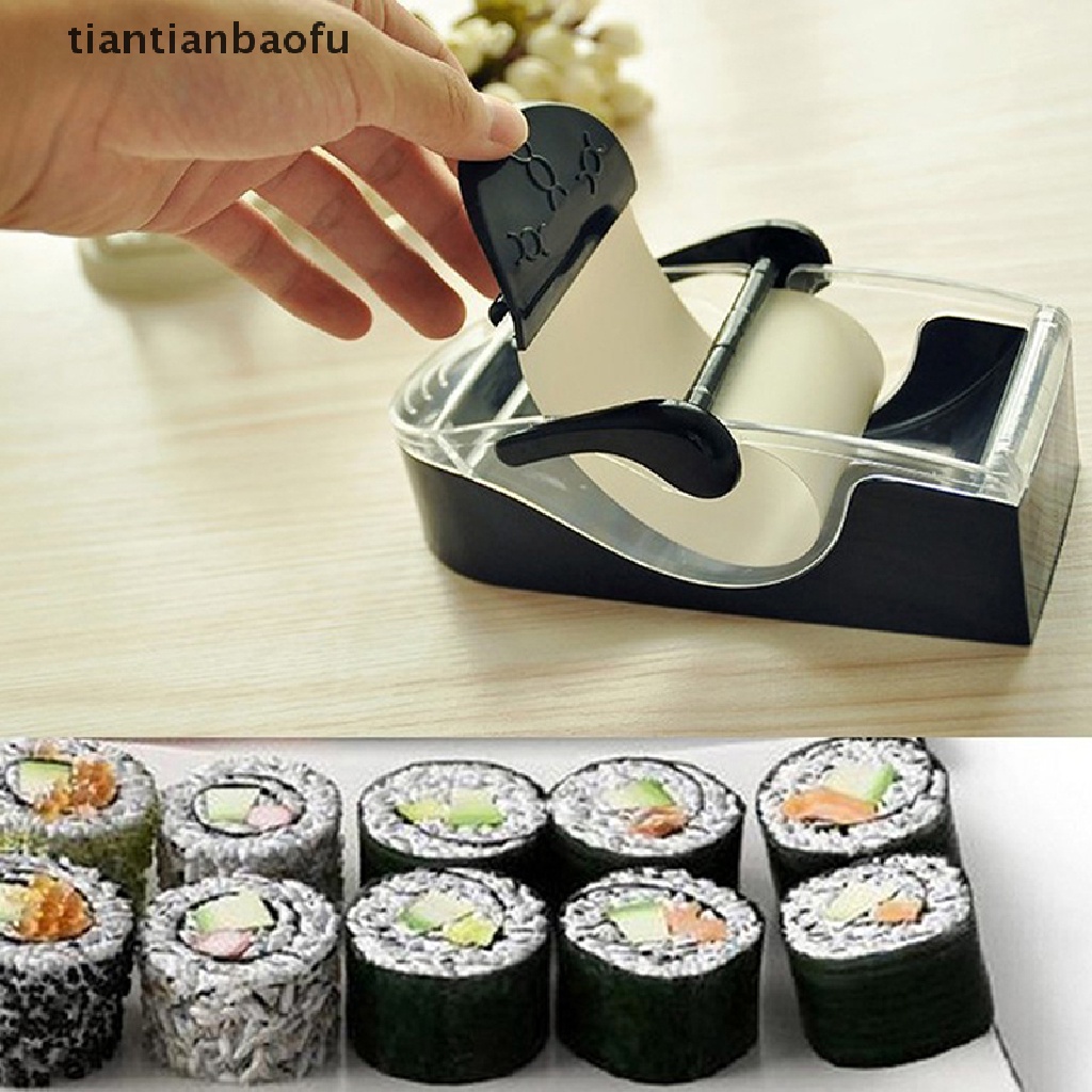 [tiantianbaofu] DIY Bento Vegetable Meat Sushi Maker Roller Machine Tool Kitchen Gadgets Accessories Boutique