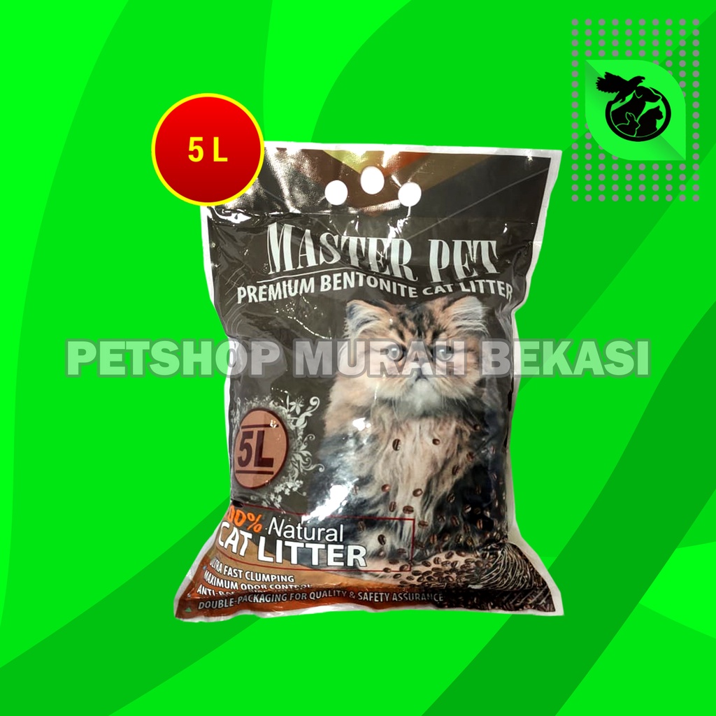 [GOSEND] Pasir Kucing wangi Gumpal Clumping Master 5 Litter