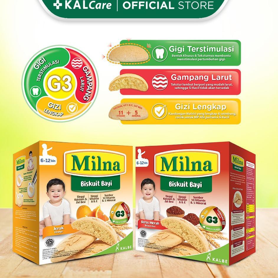 MILNA BISKUIT 6 BULAN KE ATAS 130GR