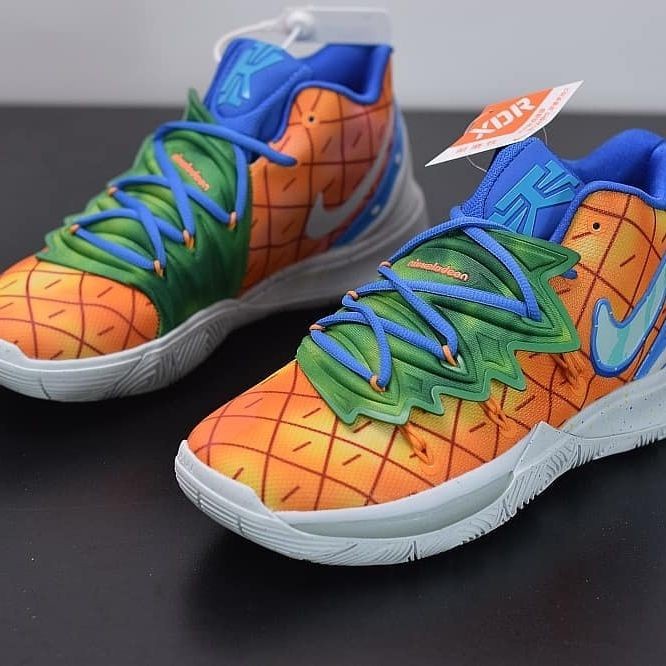 MURAH SEPATU BASKET NIKE KYRIE IRVING 5 SPONGEBOB PINNEAPPLE HOUSE IMPORT