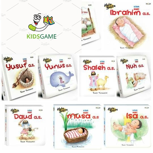 

Buku Anak Best Seller Halo Balita: Kisah Nabi Lengkap Board Book