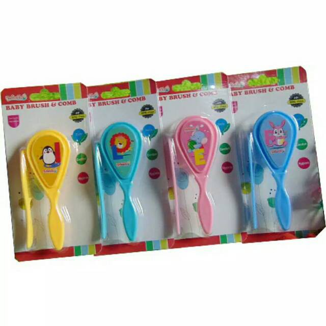 SET SISIR BAYI RELIABLE-SISIR RELIABLE BAYI-SISIR BAYI MURAH MERIAH BERKUALITAS-BABY BRUSH AND COMB