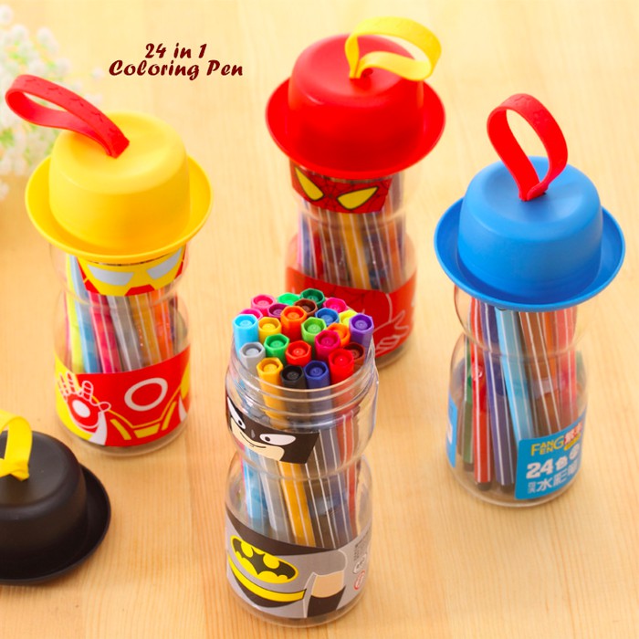 

Promo TS 24 in 1 Coloring Pen (kemasan botol unik, isi 24 warna) kualitas