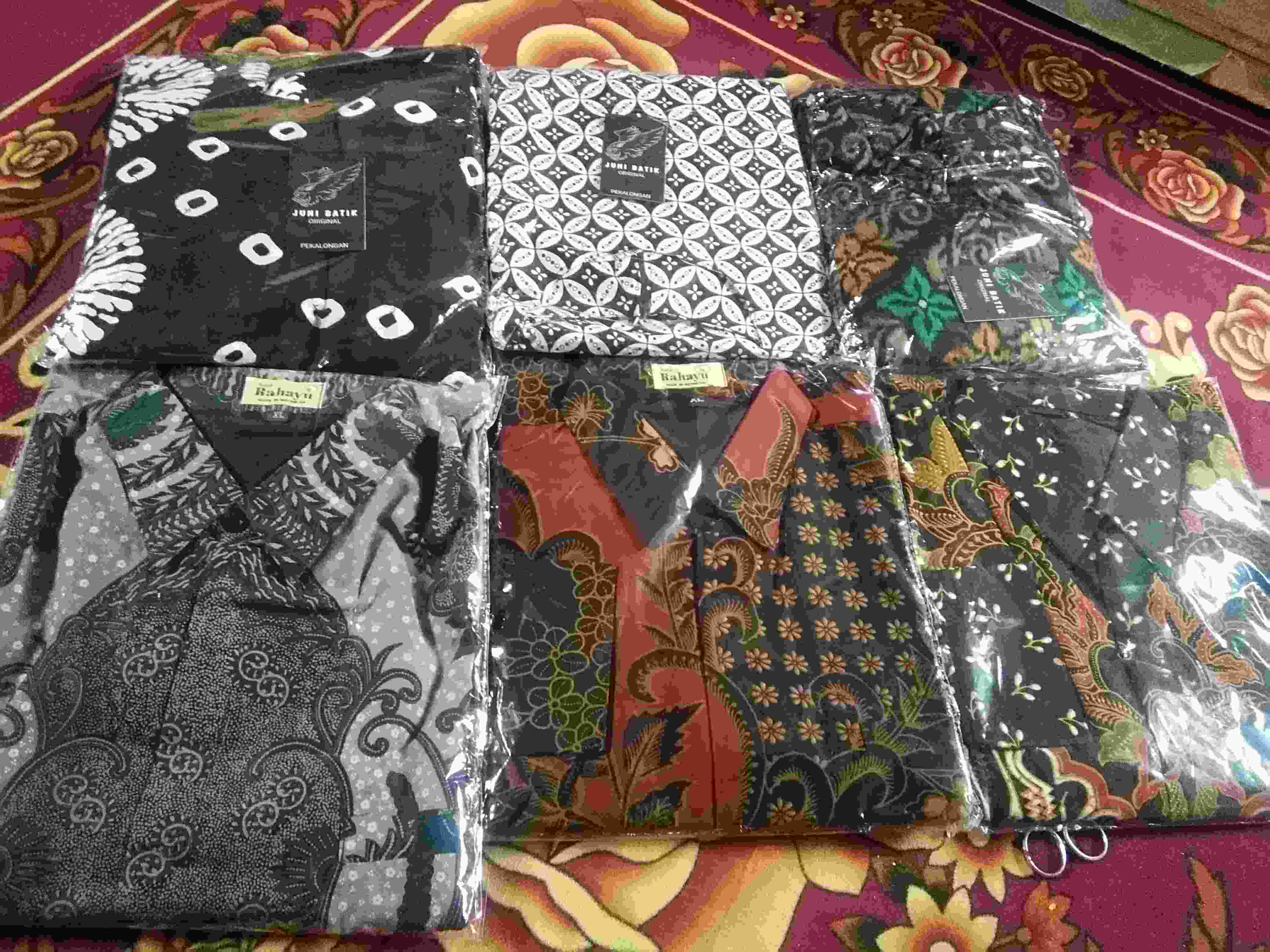 Juni Batik Gamis Batik Wanita Kombinasi Resleting Belakang All Size - Tali Samping