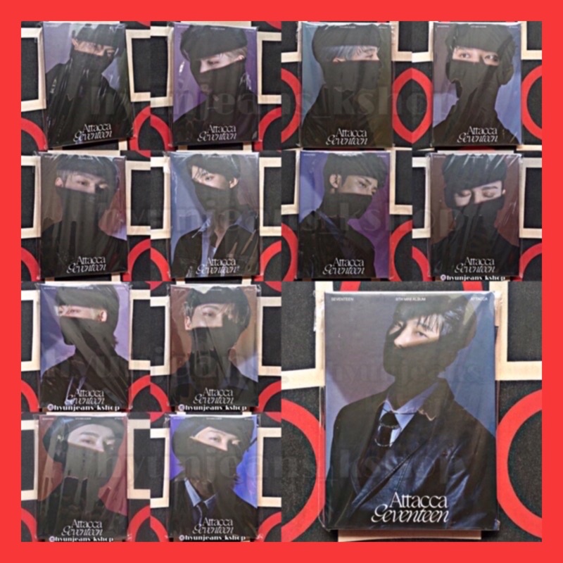 [READY SEALED] SEVENTEEN / SVT The 9th Mini Album - ATTACCA (Carat ver. / Carver) Wonwoo , Mingyu , 