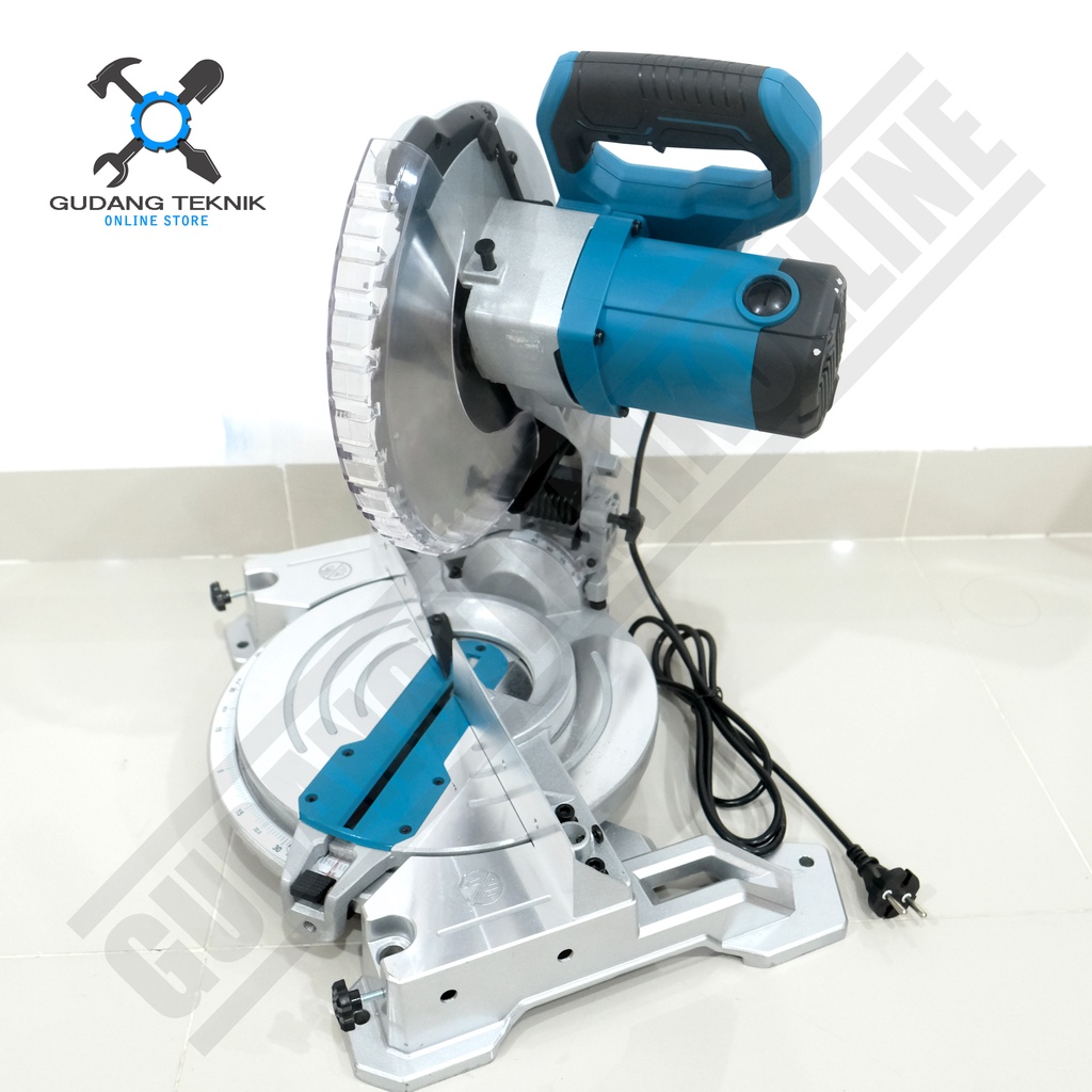 Mitter Saw 10 Inch MODERN M-3750D / Mesin Mittersaw 10&quot; 3750 - Mesin Potong Aluminium Mitre Saw MODERN