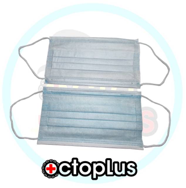 Masker 3ply surgical disposable mask OCTOPLUS isi 50 pcs