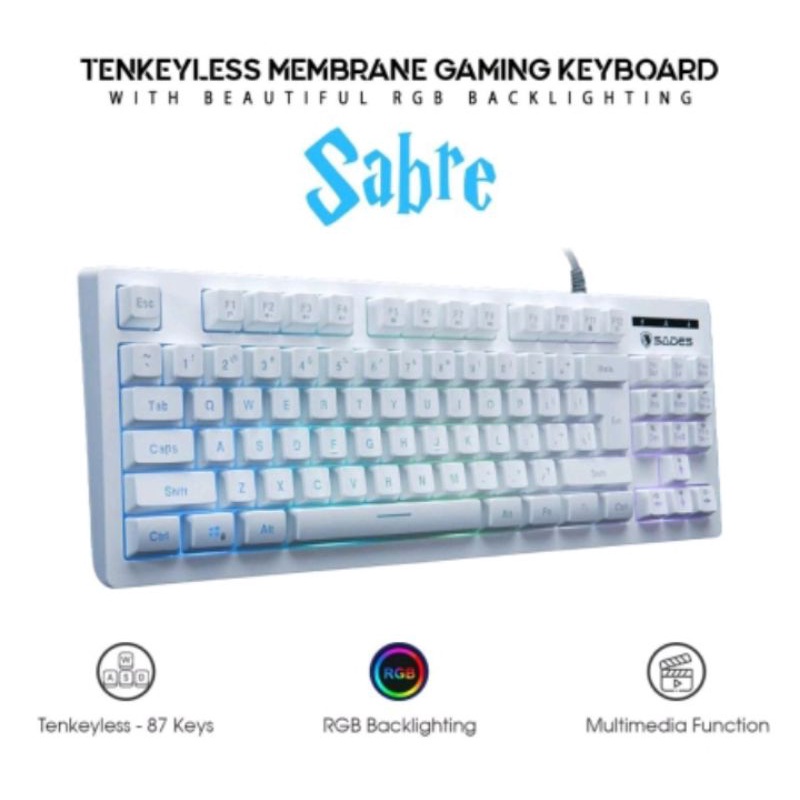 Sades keyboard gaming sades Sabre TKL RGB Gaming Keyboard mechanical