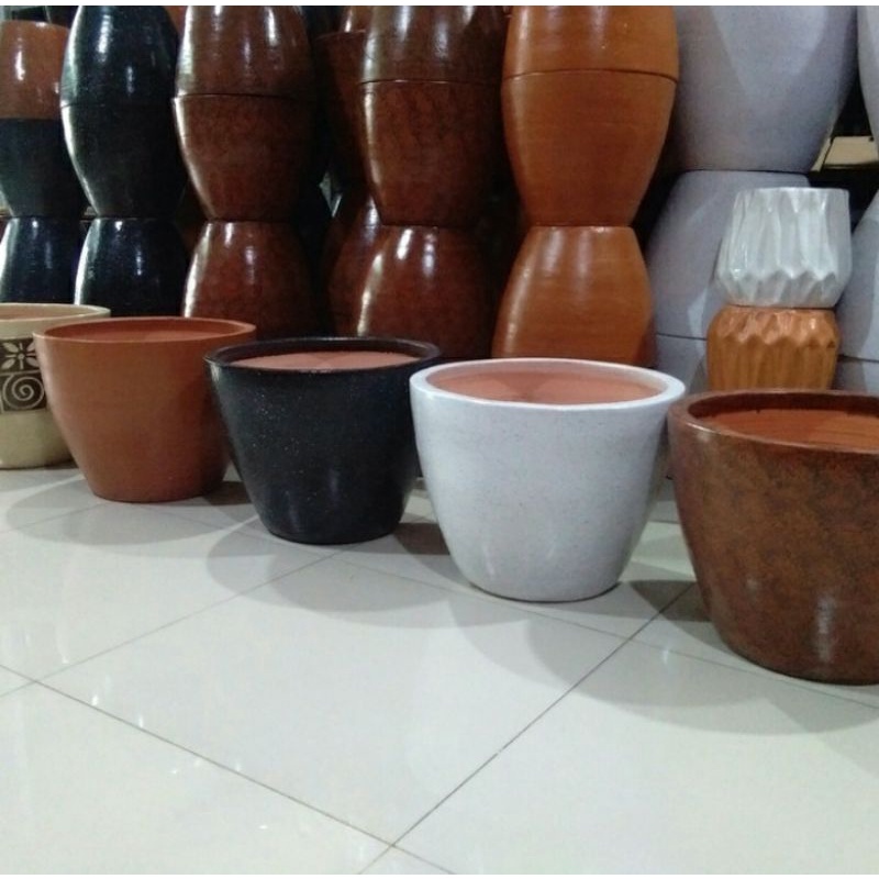 Pot Tanah Liat Besar D45cm // Pot gerabah // pot tanah liat // terakota