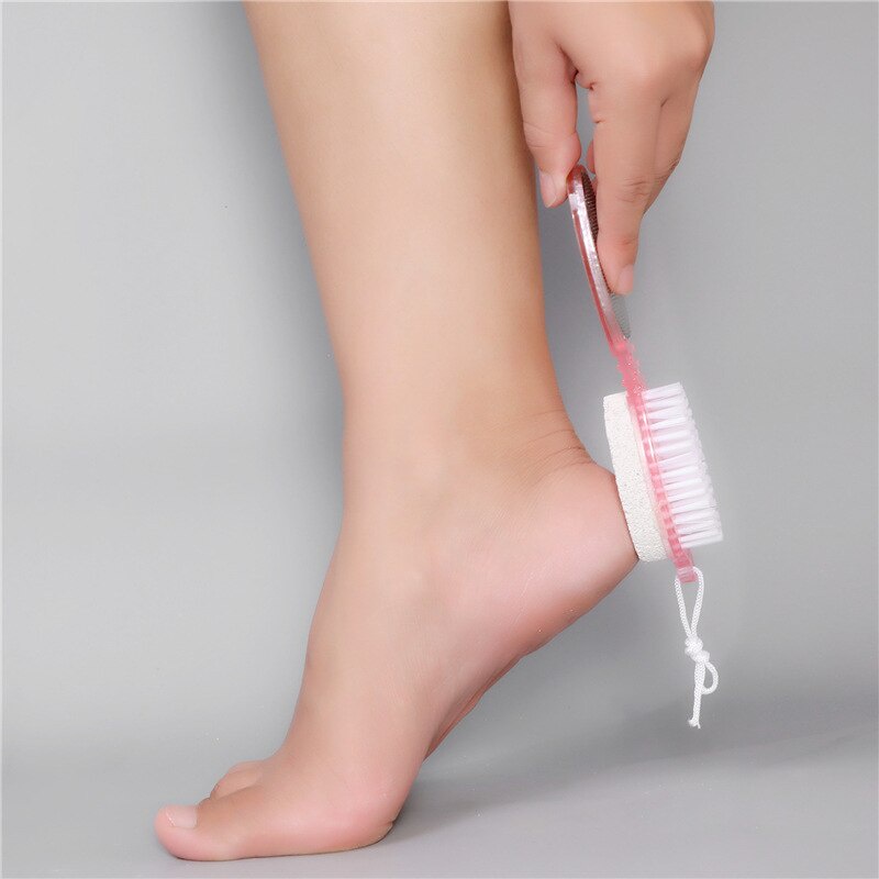 Sikat Kaki Kapalan Penggosok Tumit Kasar Pedicure Manicure 4 In 1