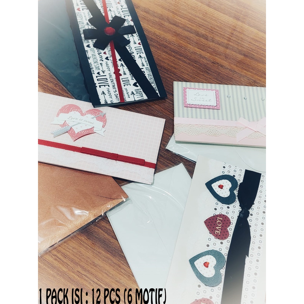 Kartu Ucapan/Card Wishes Wedding, Valentine, Dll. Per1Lempeng/Pack