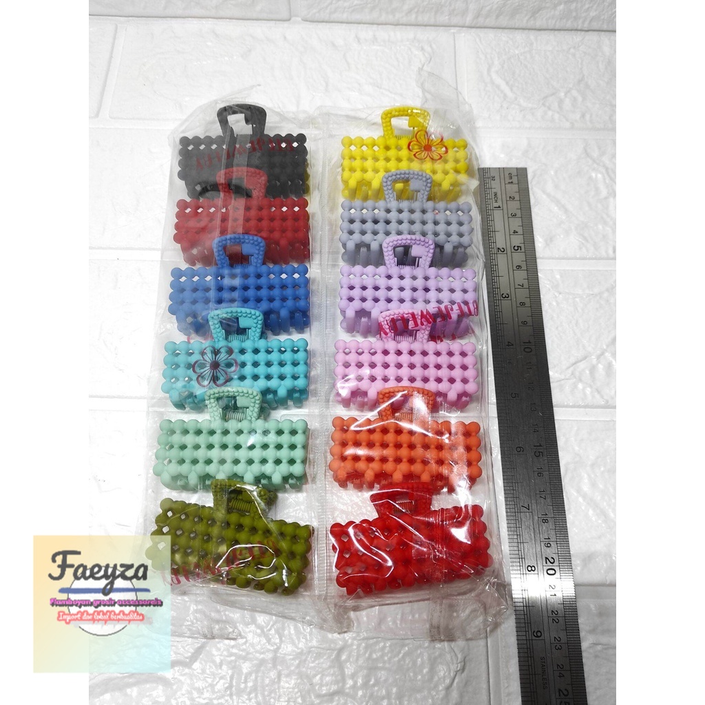 12 pcs jepit rambut salon doff kotak