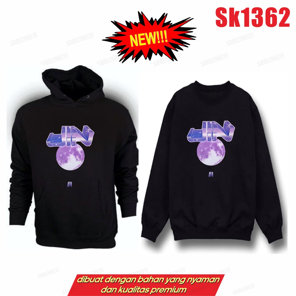 MURAH!!! SWEATER HOODIE KPOP SEOKJIN JIN LA PTD SK1362 UNISEX