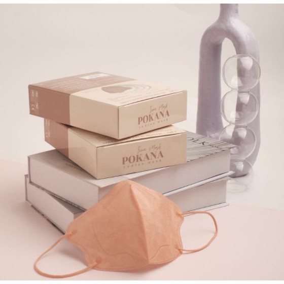 Masker Icon Pokana - Ladies dan Gentle mask 4 ply (BOX)