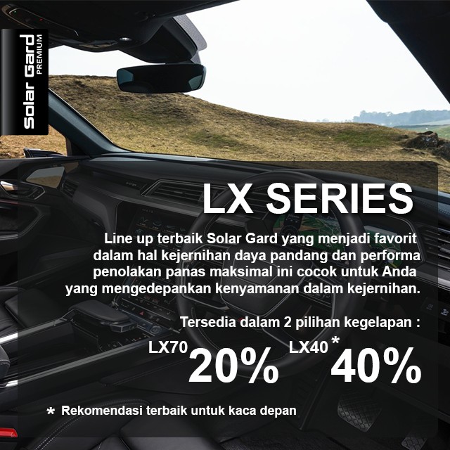 Kaca Film Solar Gard Premium Lx Series Large Car Kaca Depan Shopee Indonesia