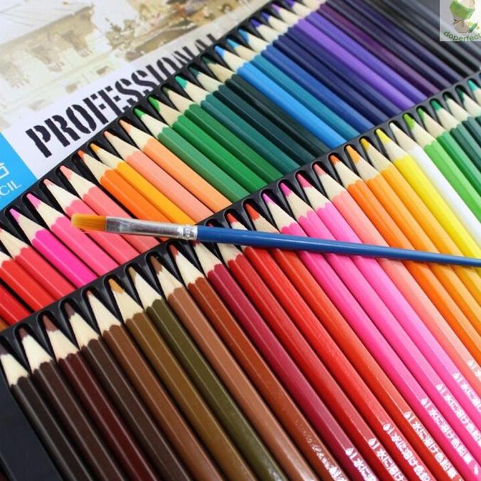 

PROFESSIONAL 72 COLORED PENCILS SET PRE-SHARPENED WATER-SOLUBLE WATER YHJTY54654