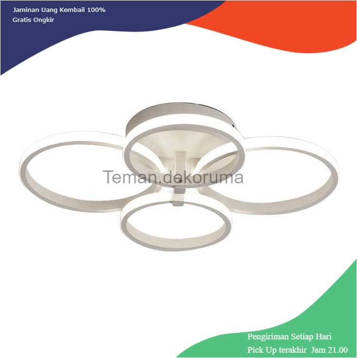 TD-DHA MINGKO Lampu LED Plafon Modern Ceiling Light 4 Ring - 0528