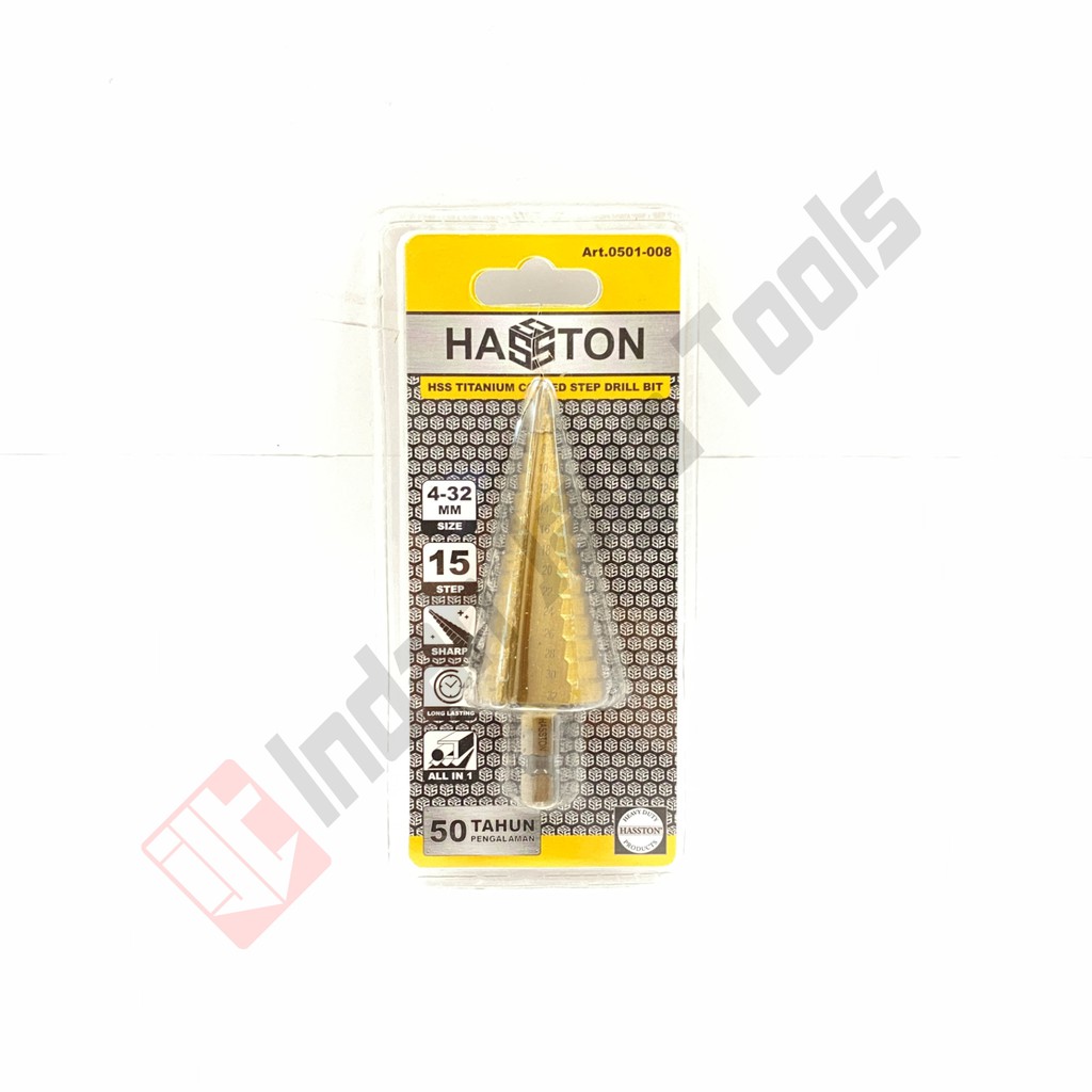 HASSTON Mata Bor Pagoda 3-12 4-20 4-32 mm SATUAN - Step Drill Besi