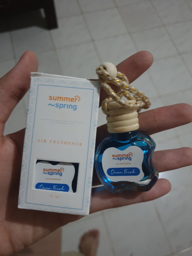 Pengharum Ruangan Pengharum Mobil Parfum Mobil Aksesoris Mobil Summerspring Botol Apel 10 Ml