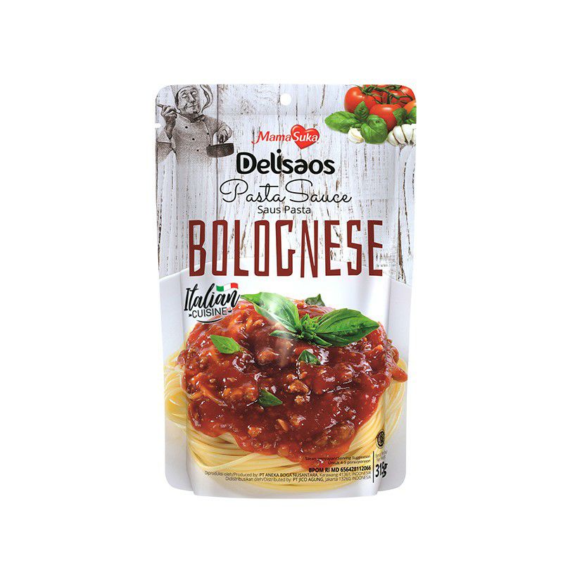 

MamaSuka Delisaos Saus Pasta Bolognese 315 gr