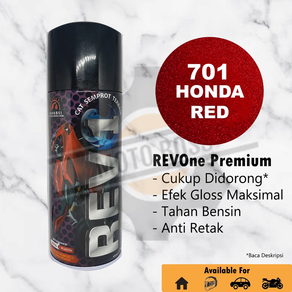 Cat Semprot RevOne Premium Honda Red 701 - Pilok Pilox