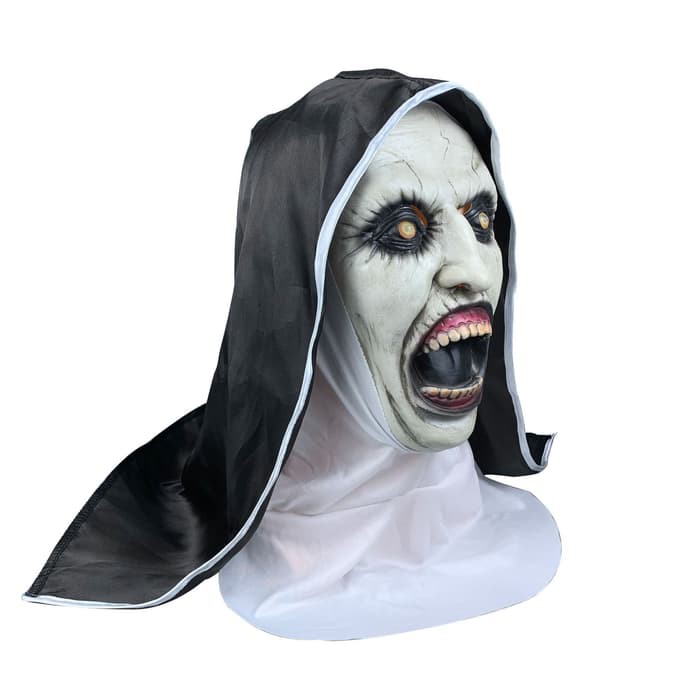 TOL-03 topeng karet halloween hantu setan valak ghost mask