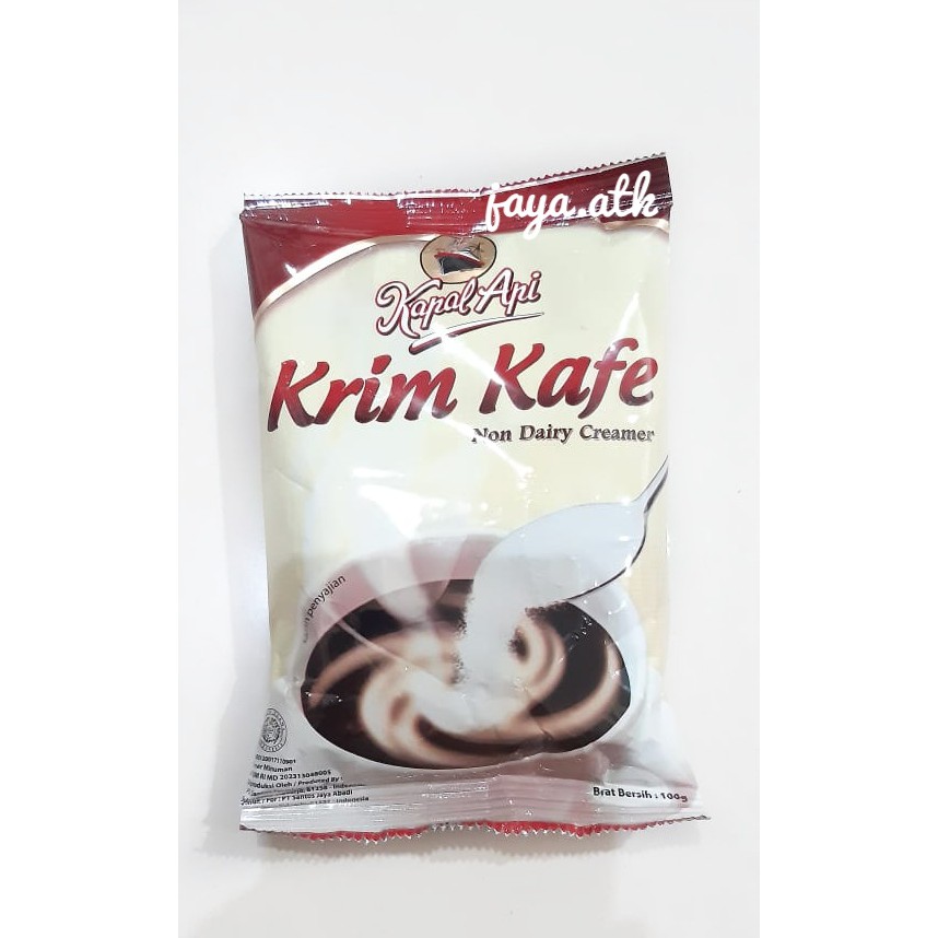 KRIMER KOPI KRIM KAFE KAPAL API KRIMER BUBUK 100 GRAM COFFEE CREAMER NON DAIRY CREAMER