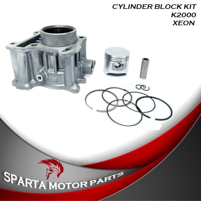 CYLINDER BLOCK SEHER ASSY PLUS PISTON DAN RING YAMAHA XEON 44D