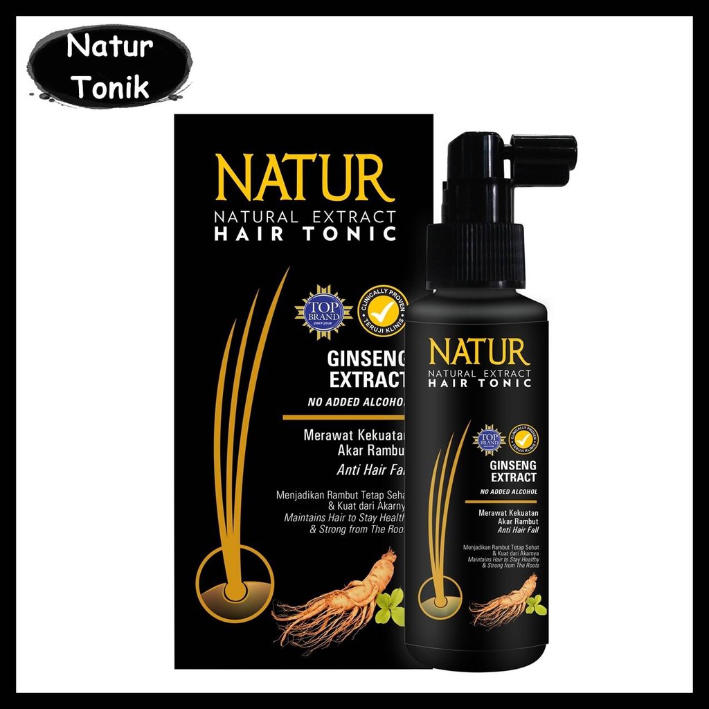 NATUR HAIR VITAMIN / SHAMPOO / CONDITIONER / HAIR TONIC ALOEVERA GINSENG