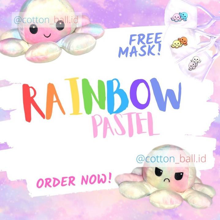 DF3✿ Reversible Octopus TIE DYE EDITION Cotton Ball Bagus Dipakai