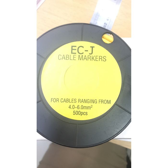 Flat Cable Marker / Flat Kabel Marker Huruf Symbol Angka / Label Kabel / Marker Kabel / Marker Cable