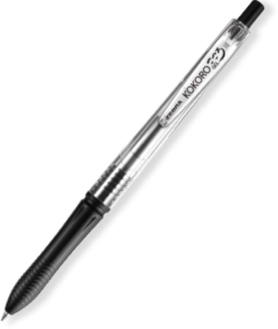 Zebra Kokoro Gel Pen 0.5 Black / Blue Black / Color / Sweet