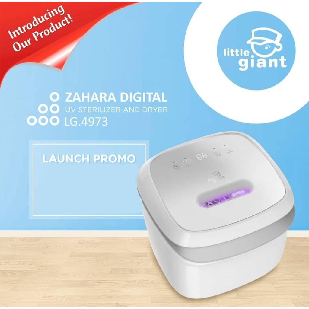 Little Giant LG 4973 Zahara Digital UV Sterilizer &amp; Dryer Steril Botol Susu