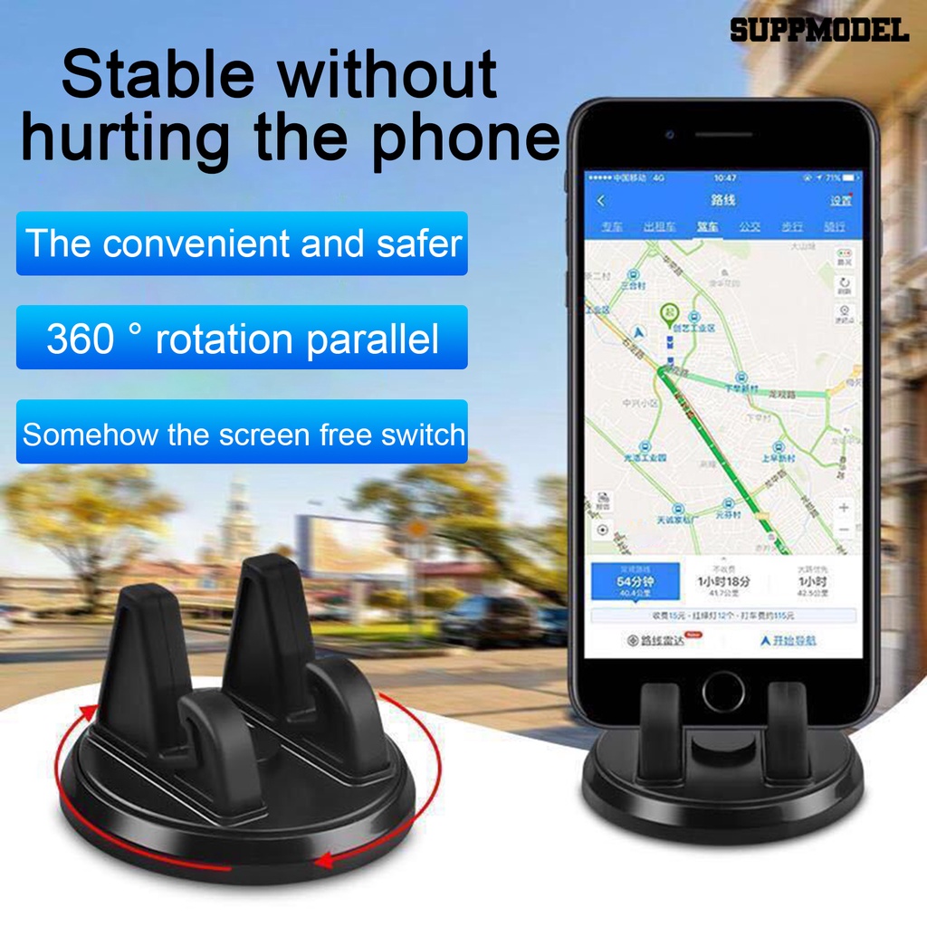 Sdl Bracket Holder Handphone / GPS Stabil Rotasi 360 ° Adjustable Untuk Mobil