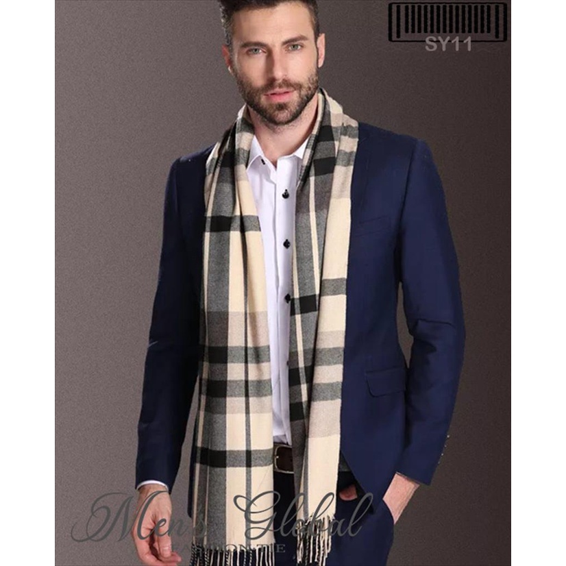 SYAL / SCARF FASHION ELEGANT PRIA HANGAT HALUS WOOL SPINING TASSEL-SY11