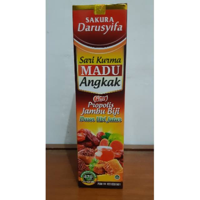 

Sari Kurma Madu Angkak Plus Propolis Jambu Biji Daun Ubi Jalar