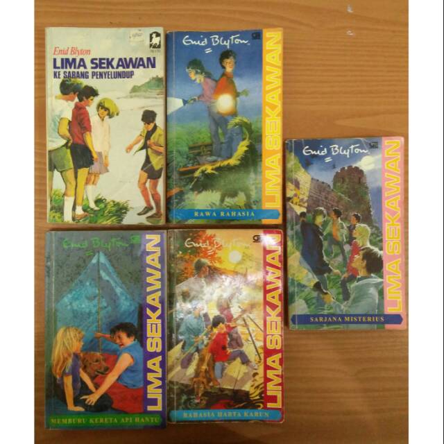 Seri Lima Sekawan Enid Blyton 5 jilid