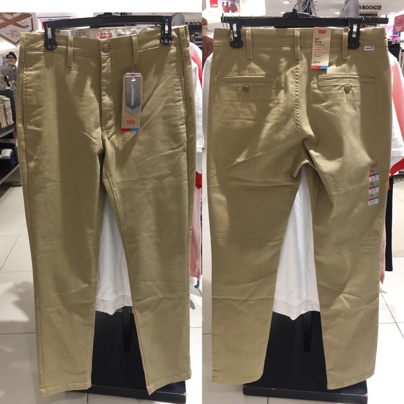 LEVIS 511T SLIM CHINOS G HARVEST GOLD SORBTEK