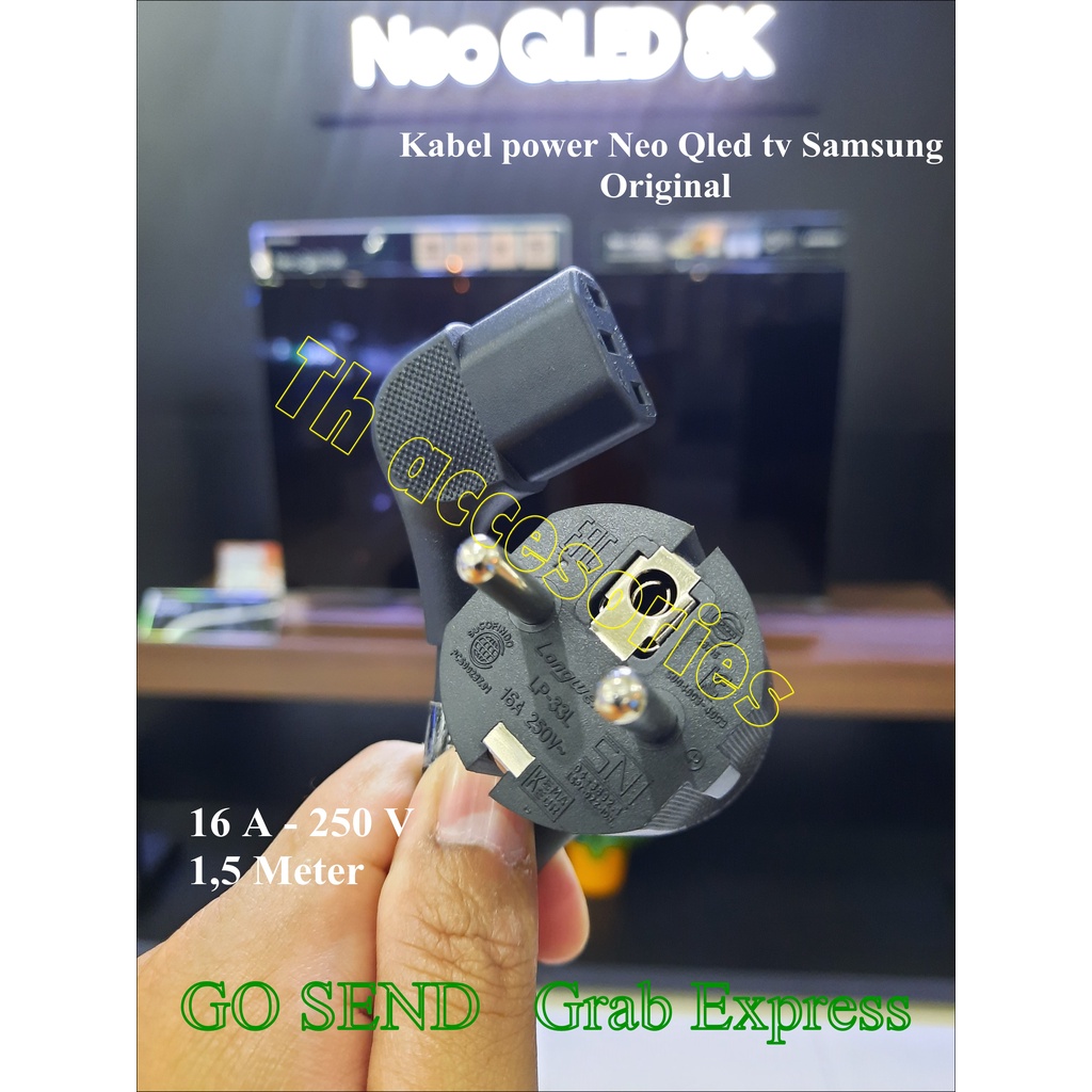 Kabel power led tv samsung Neo Qled tv 8K Original