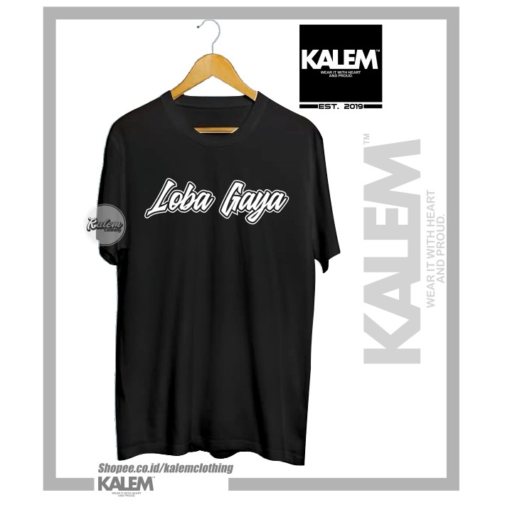 Jual Kaos / Baju Distro LOBA GAYA Urang Sunda Keren Murah - KALEMCLOTHING | Shopee Indonesia