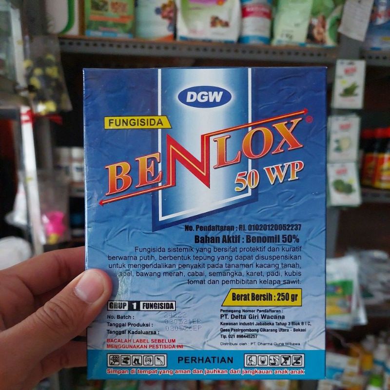 fungisida benlox 50wp.